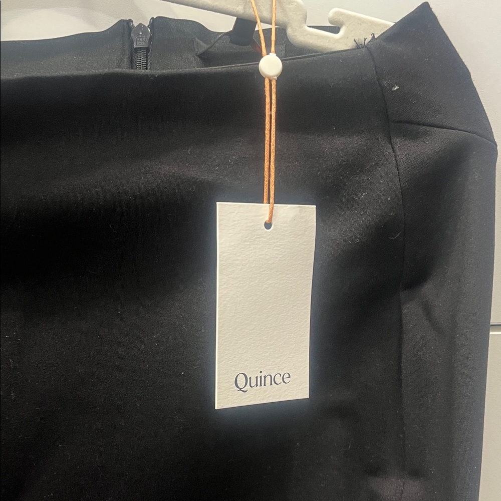 Quince Classic Black Skirt